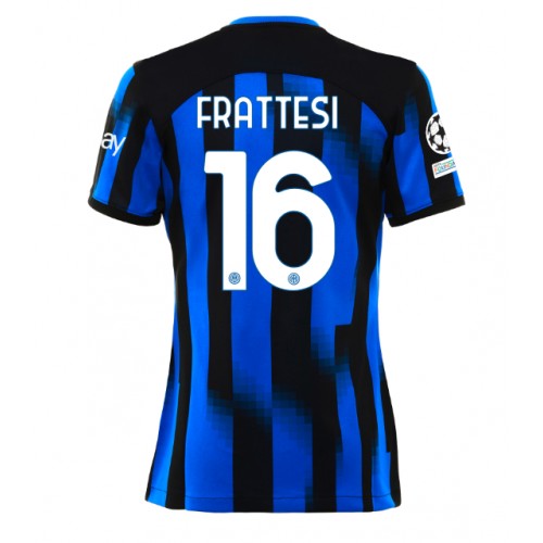 Inter Milan Davide Frattesi #16 Domaci Dres za Ženska 2023-24 Kratak Rukav